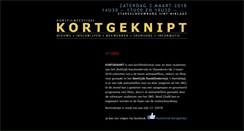 Desktop Screenshot of kortgeknipt.be
